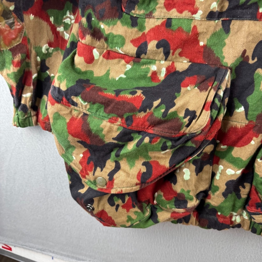 Vintage Swiss Army M70 Alpenflage Jacket Mens Fits Medium Lotta Pockets Hood - Picture 11 of 16